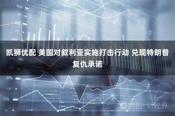 凯狮优配 美国对叙利亚实施打击行动 兑现特朗普复仇承诺